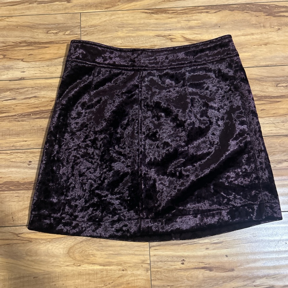 Velvet Purple Skirt